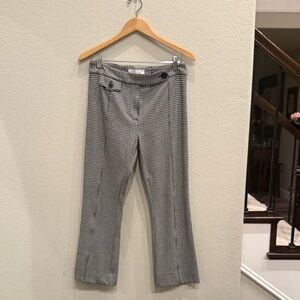 10 Crosby Derek Lam Black and White Houndstooth Pants